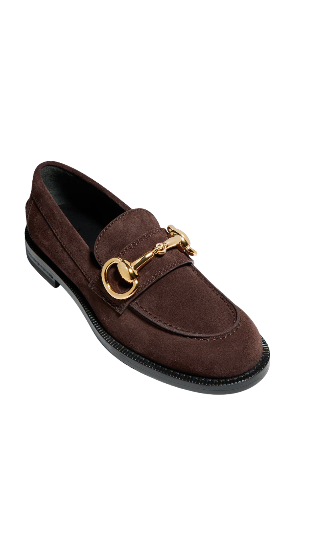 Boulevard Loafer in Dark Brown Suede