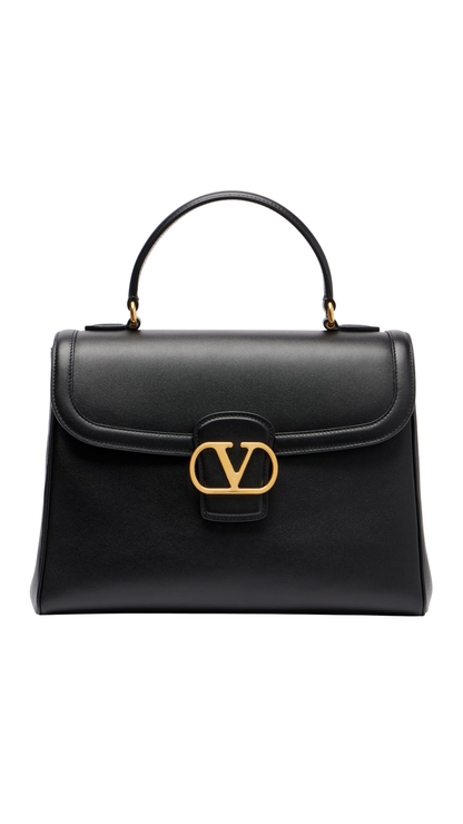 9TO5 Leather Shoulder Bag in Black