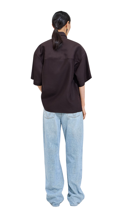 Sky Bleached Wide Leg Jeans in Light Bleach