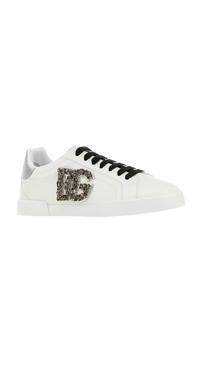 Ice Leather Sneakers in White