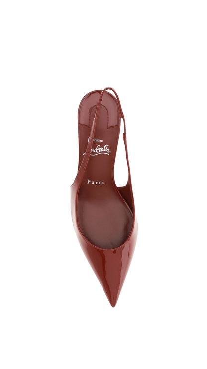 Miss Z Sling Back 60 mm Slingback Pumps - Patent Calf Leather in Empire