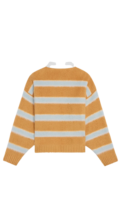 Cotton Blend Polo Shirt in Yellow