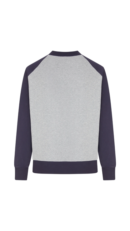 Jersey T-Shirt in Grey / Blue