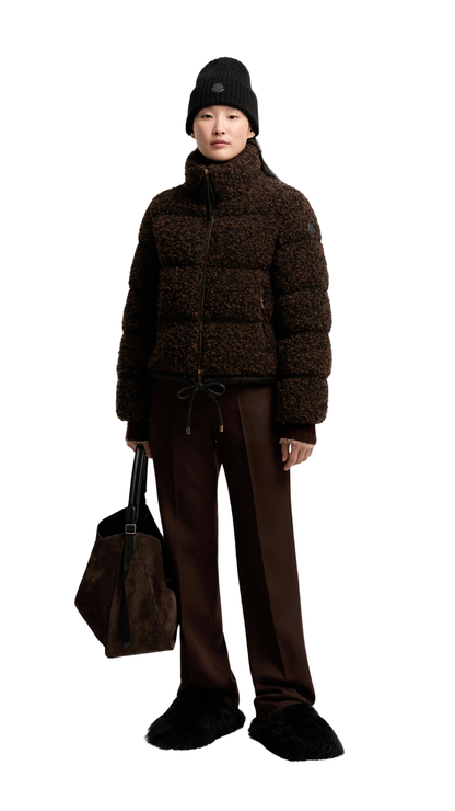 Trascendance Tweed Short Down Jacket