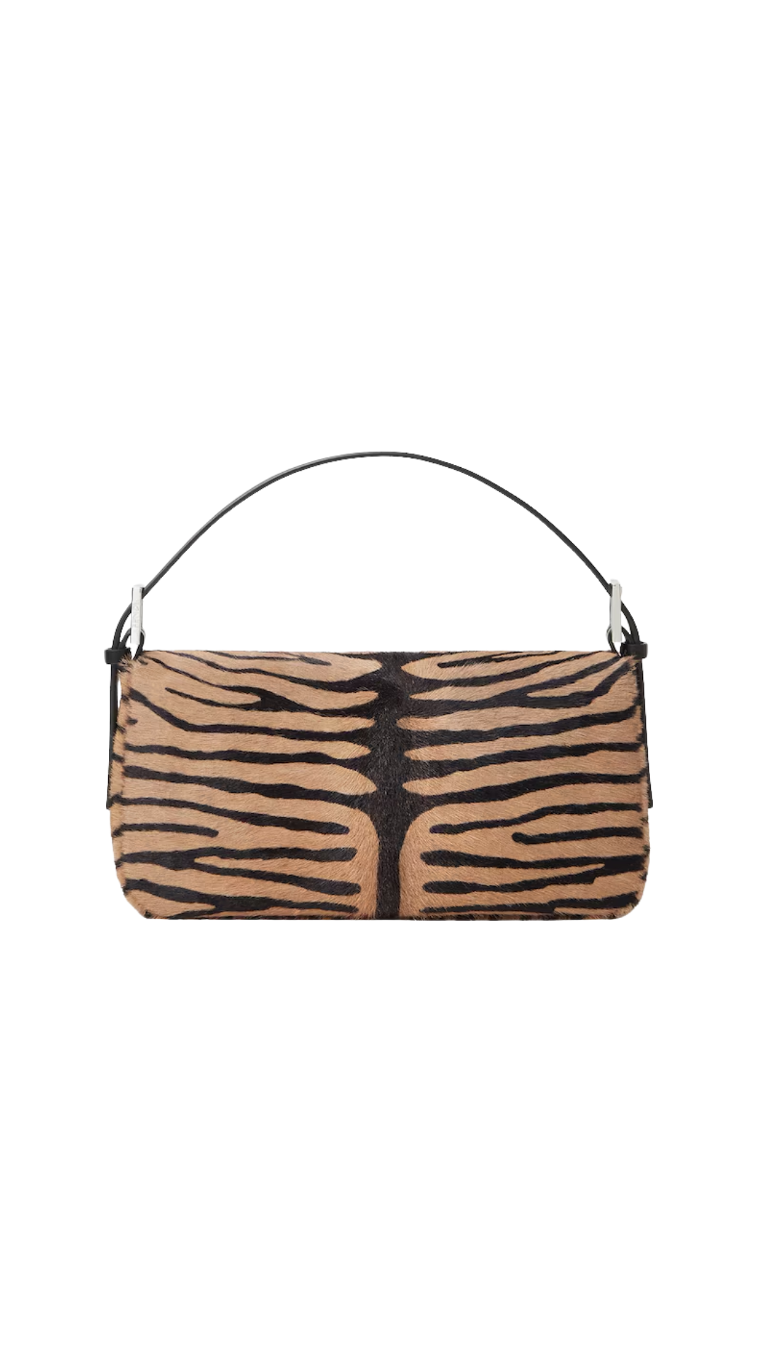 Baguette® 26424 Tiger-Print Cavallino Leather Re Edition Bag