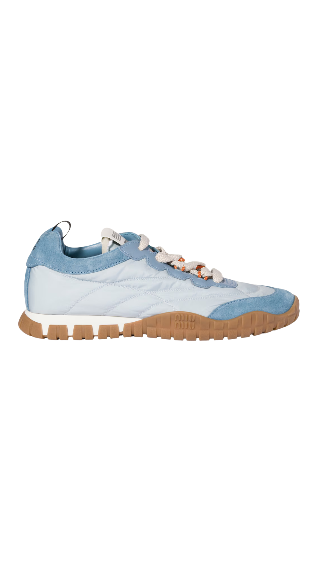 Tyre Technical Fabric and Suede Sneakers in Cornflower Blue/Astral