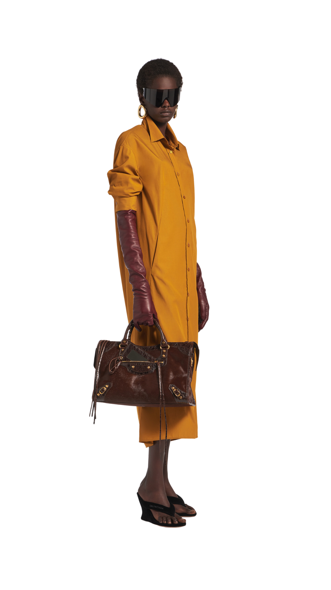 Women's Le City Bag Medium in Brown