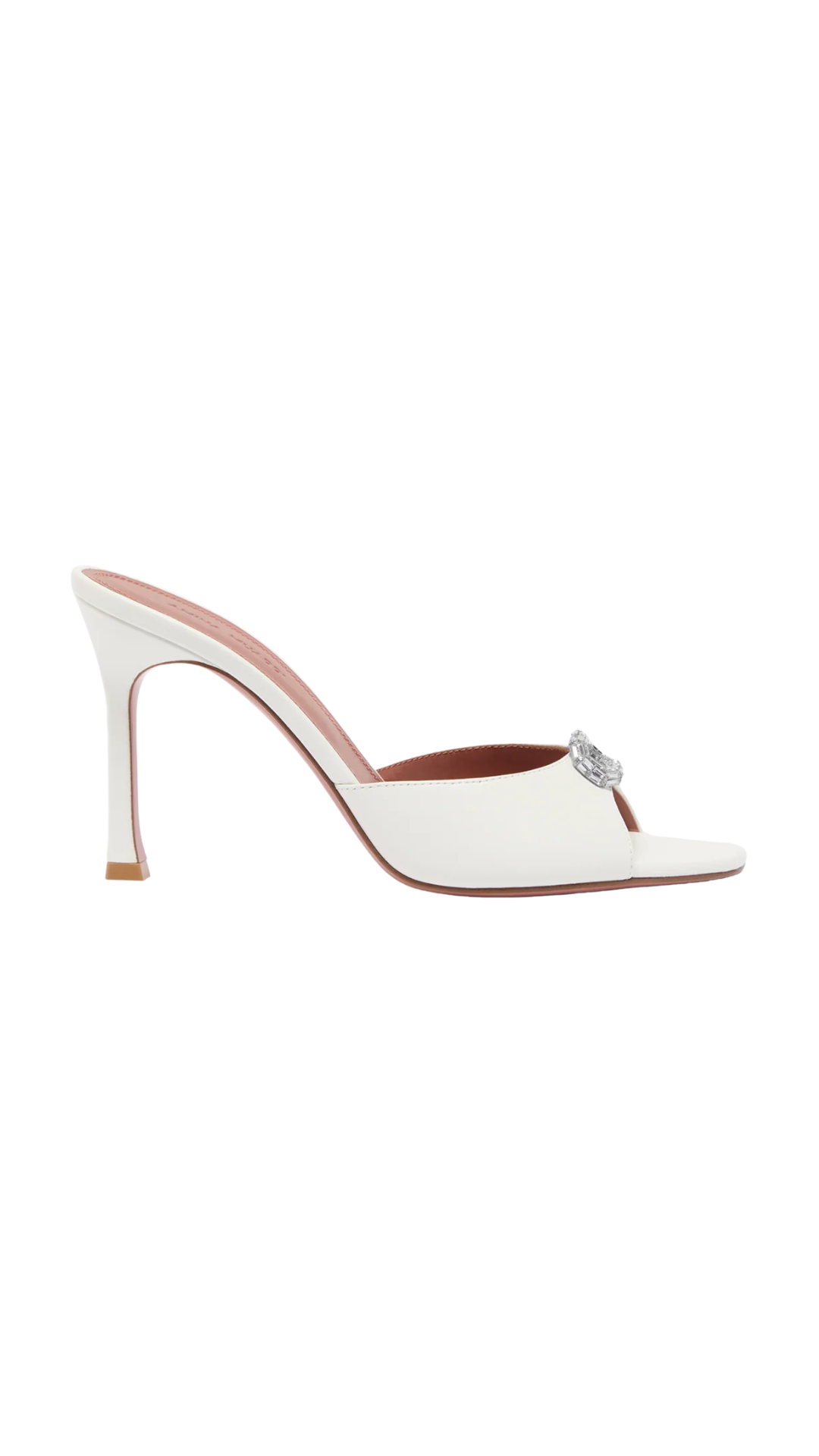 Mini Camelia Slipper 95 White Nappa