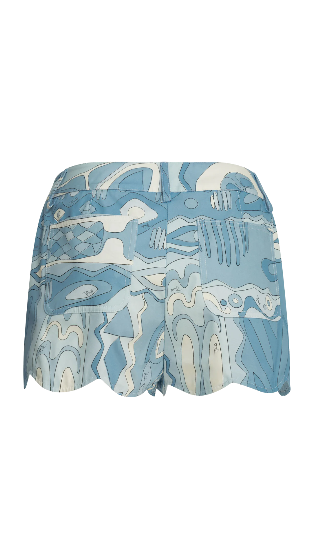 Five-Pocket Shorts in Blue