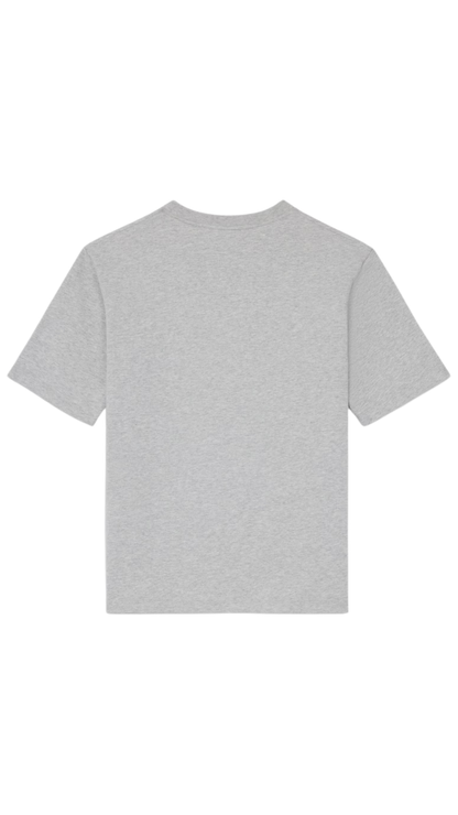 Loose T-Shirt in Cotton Jersey in Grey/Blue/Red