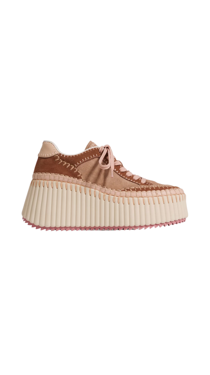 Puffer Medium in Faded Rose Lambskin