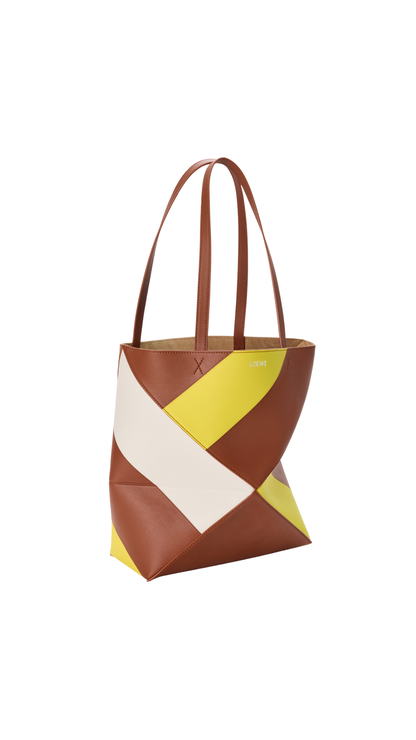 Medium Puzzle Fold Tote in Classic Calfskin