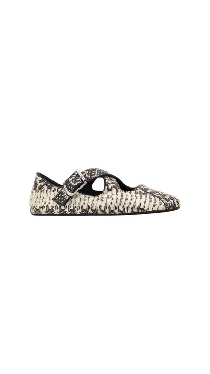 Criss Cross Ballet Flats in Ayers