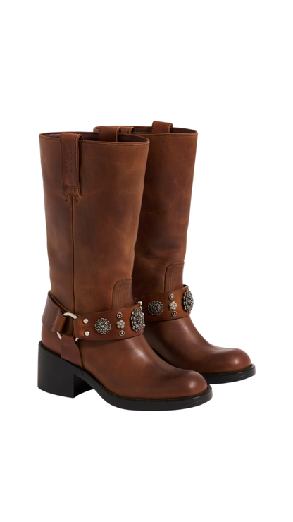 Dakota Boot in Amber Brown