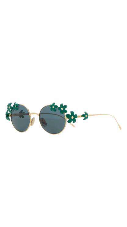 Daisy Field Sunglasses in Emerald Green
