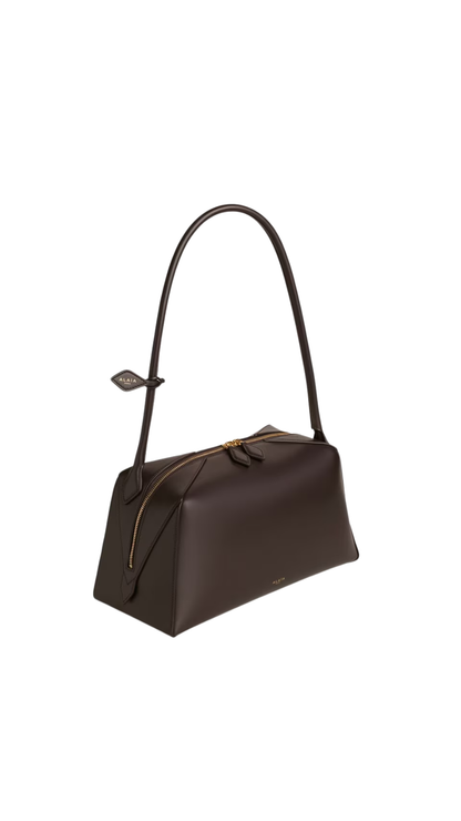 Le Bouledogue Bag in Dark Brown Calfskin