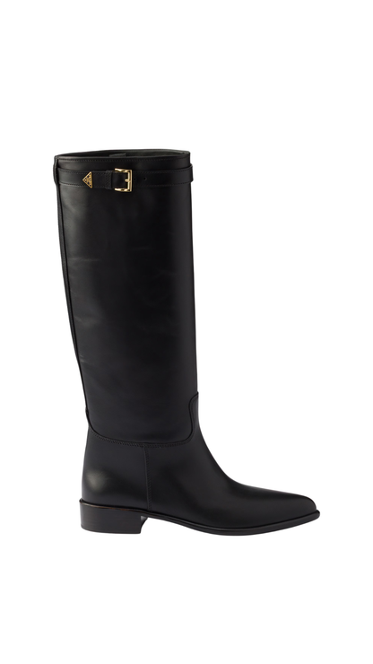 Leather Boots in Black