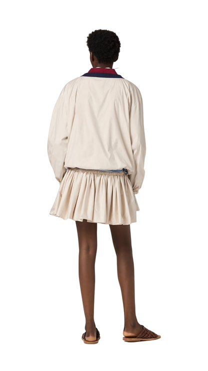 Technical Pongé Sweatshirt in Opal