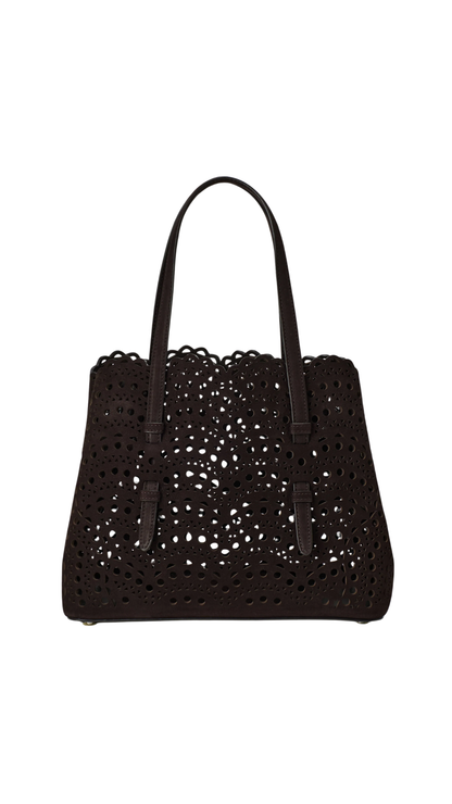Mina 25 Bag in Dark Brown Vienne Wave Nubuck