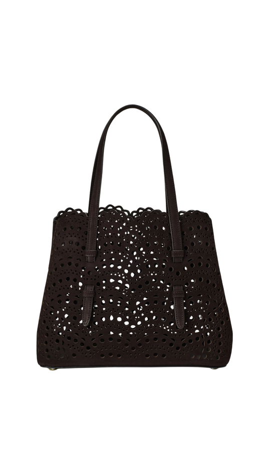 Mina 25 Bag in Dark Brown Vienne Wave Nubuck