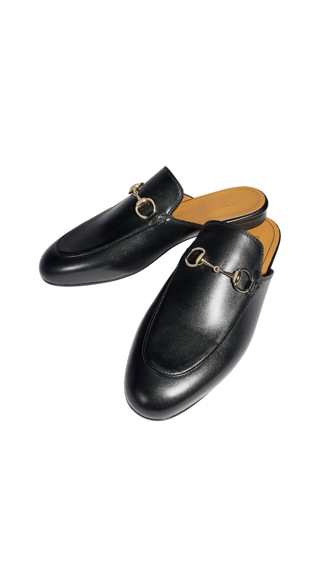 Women's Princetown Slipper in Black Leather