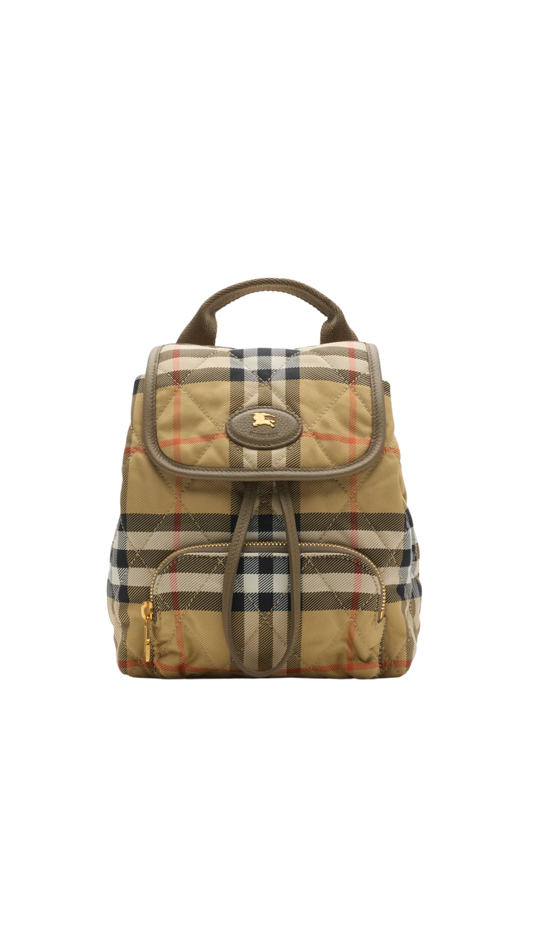 Mini Horseshoe Backpack in Sand Beige
