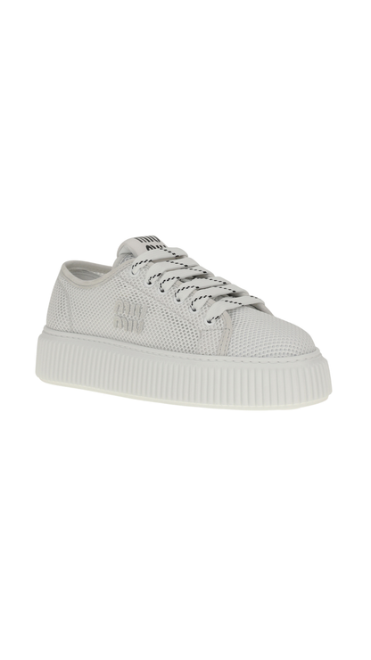 Platform Sneakers in White