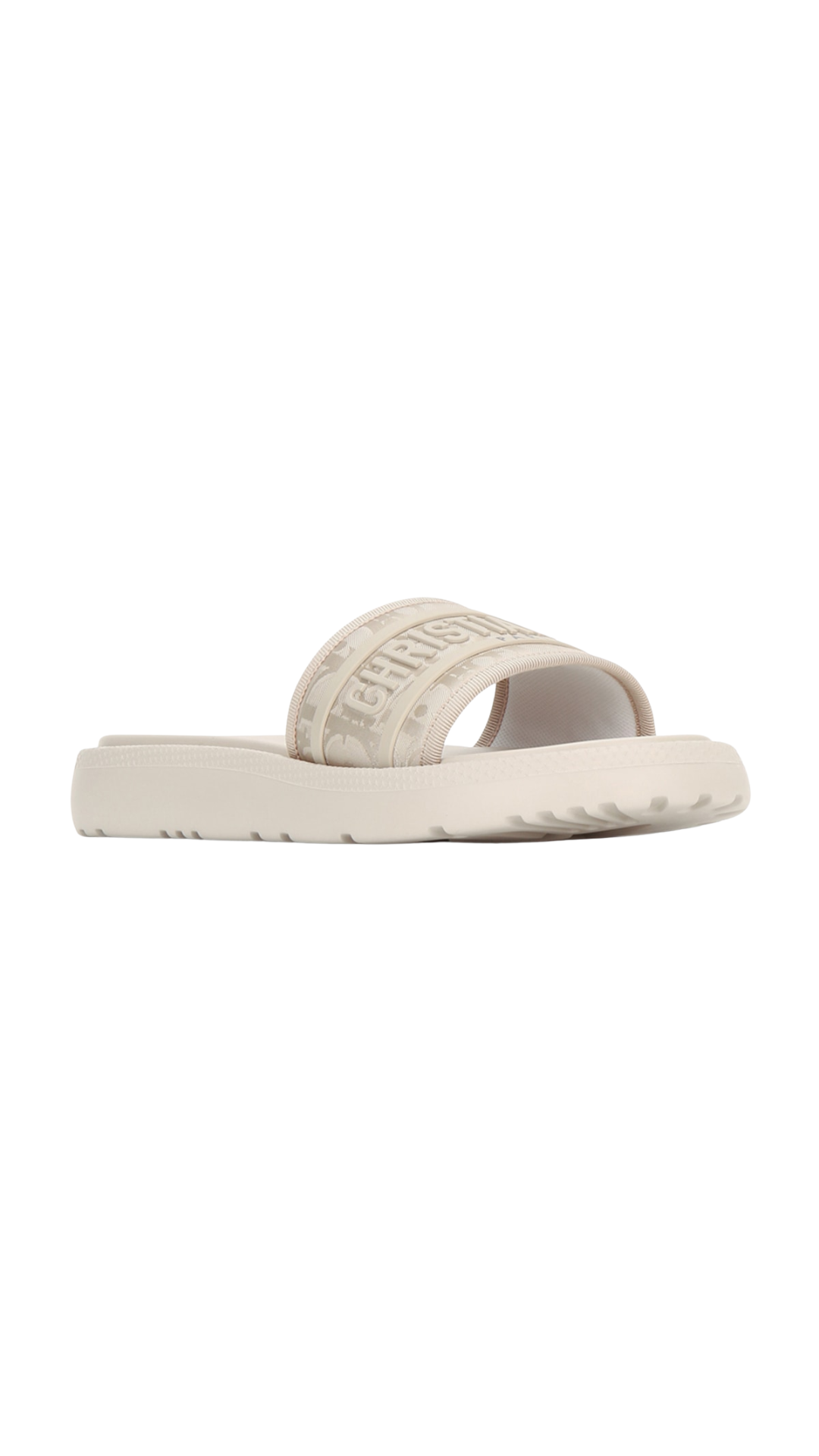Dioriviera Dway Slide in White/Beige
