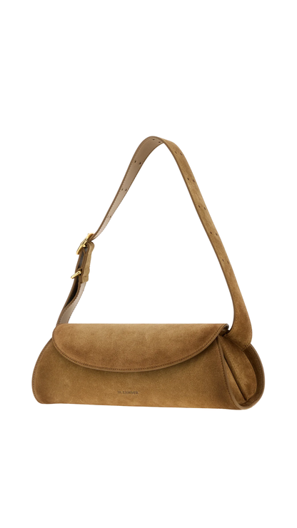 Cannolo Small in Brown Suede
