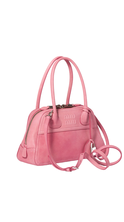 Vivant Nappa Leather Bag in Begonia Pink