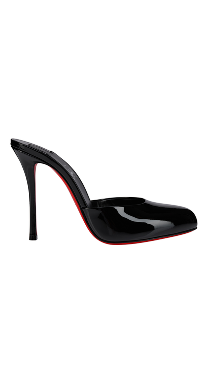 Dolly Mule 100 mm Mules - Patent calf leather - Black