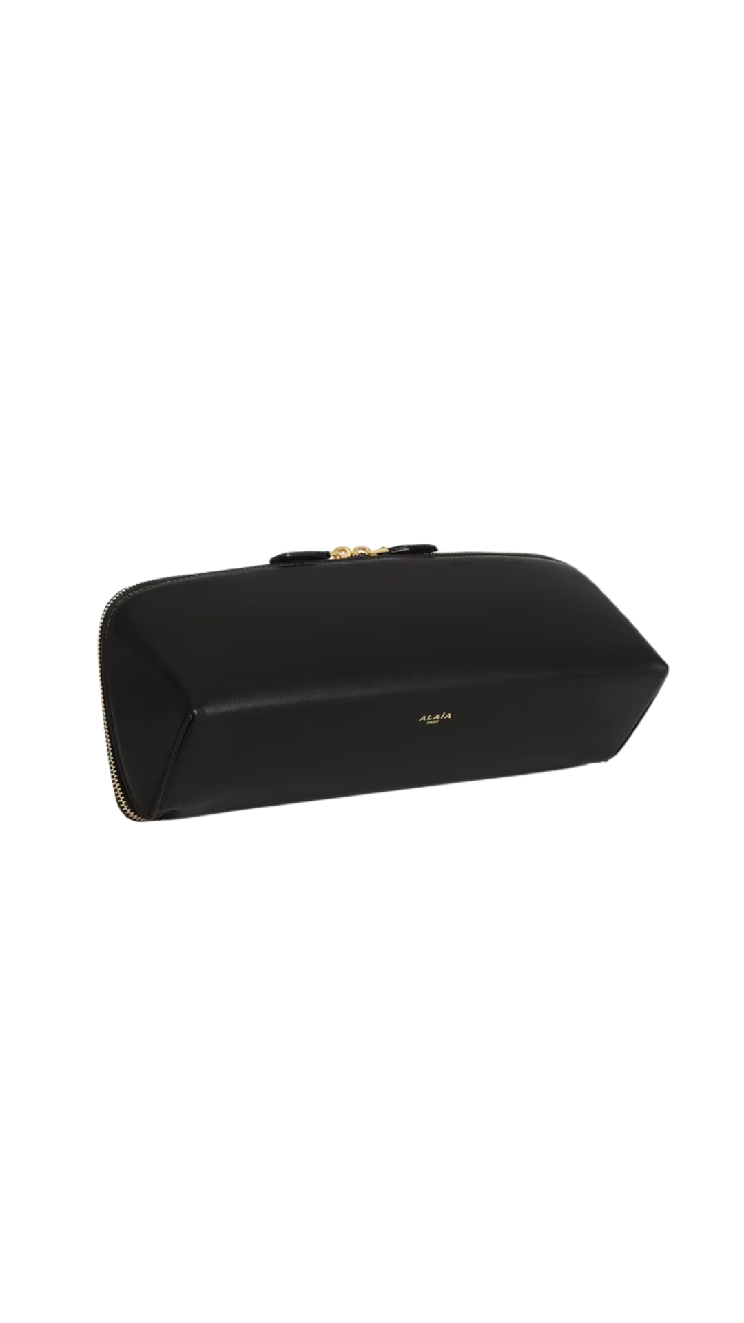 Delta Clutch in Black Box Calfskin
