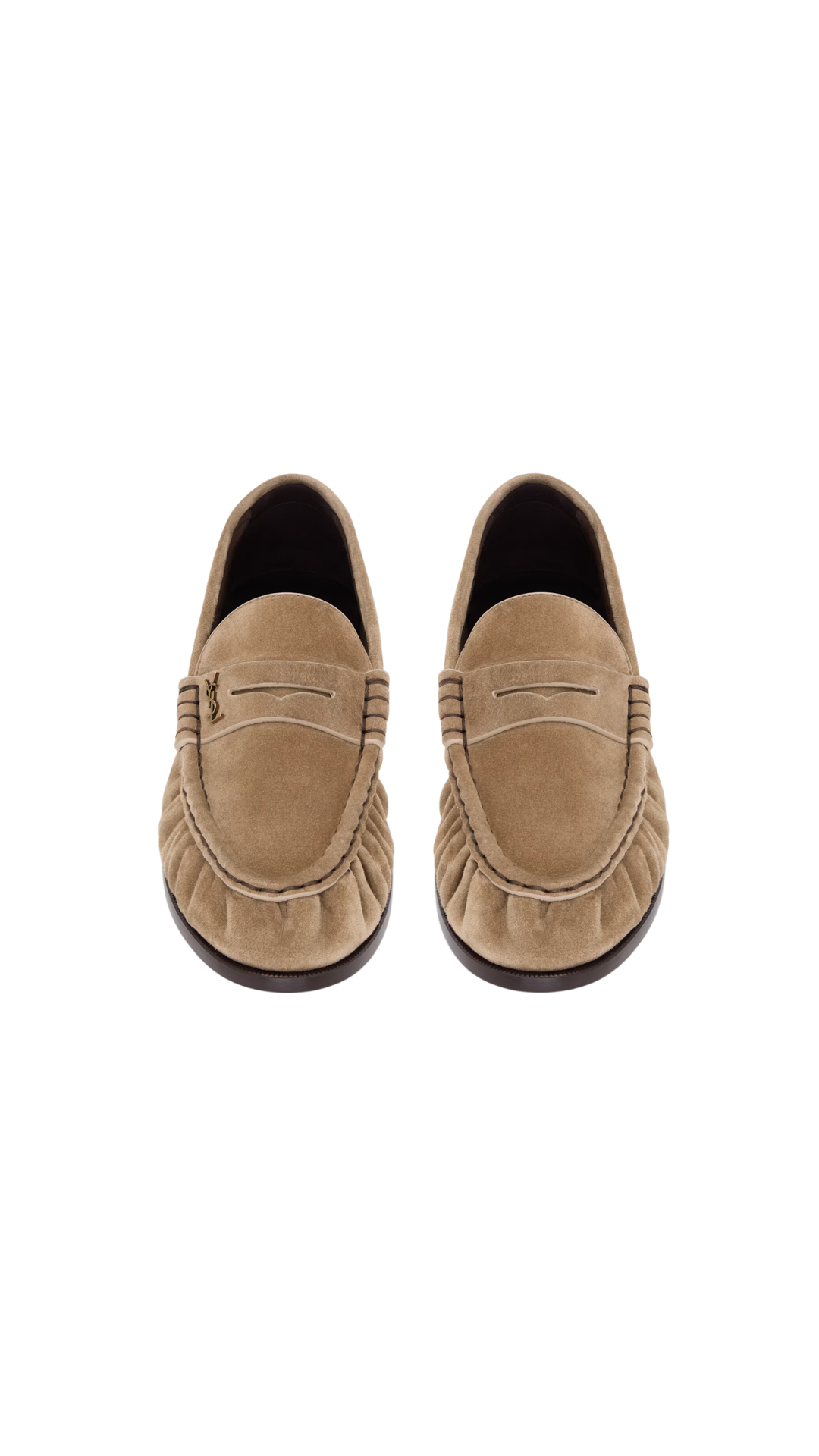 Le Loafer Supple in Nude Suede