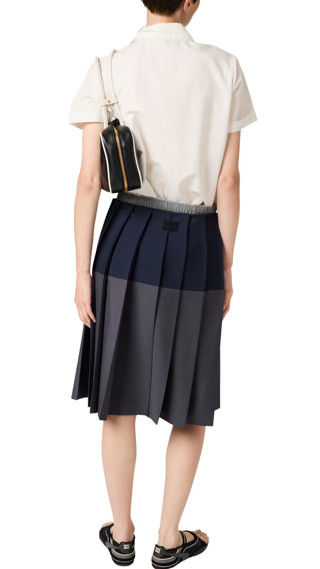 Slubbed Poplin Shirt in White