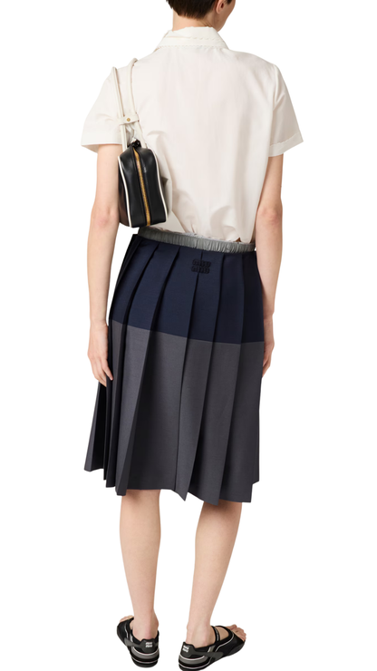 Slubbed Poplin Shirt in White