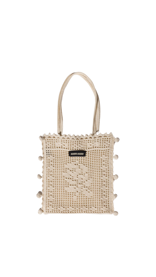 Cotton Crochet Handbag