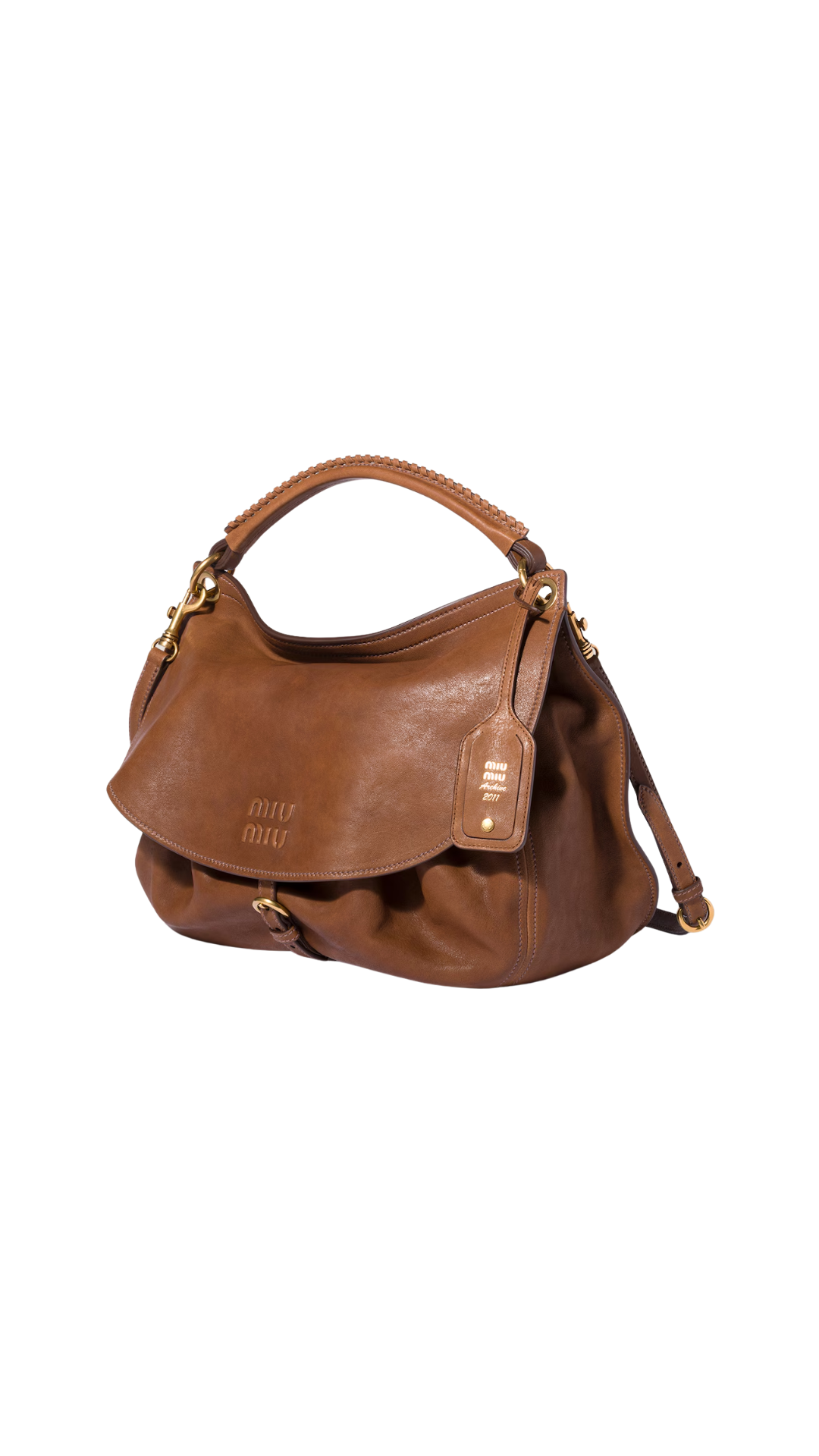 Rendez-Vous Leather Bag in Oak