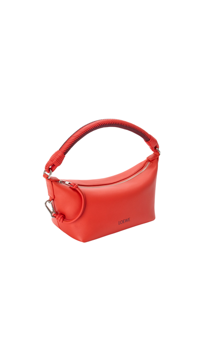 Cala Mini Bag in Mellow Nappa Lambskin in Sunrise Orange/Pink Copper Red