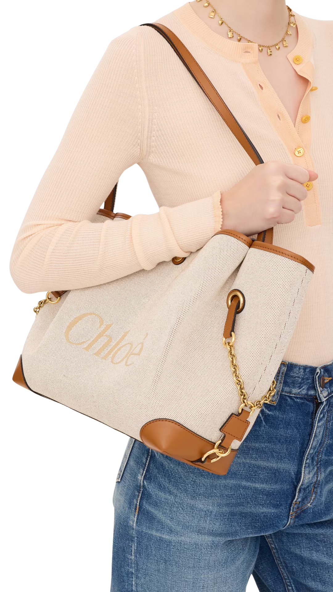 Clover Double Carry Bag in Clay Brown Canvas