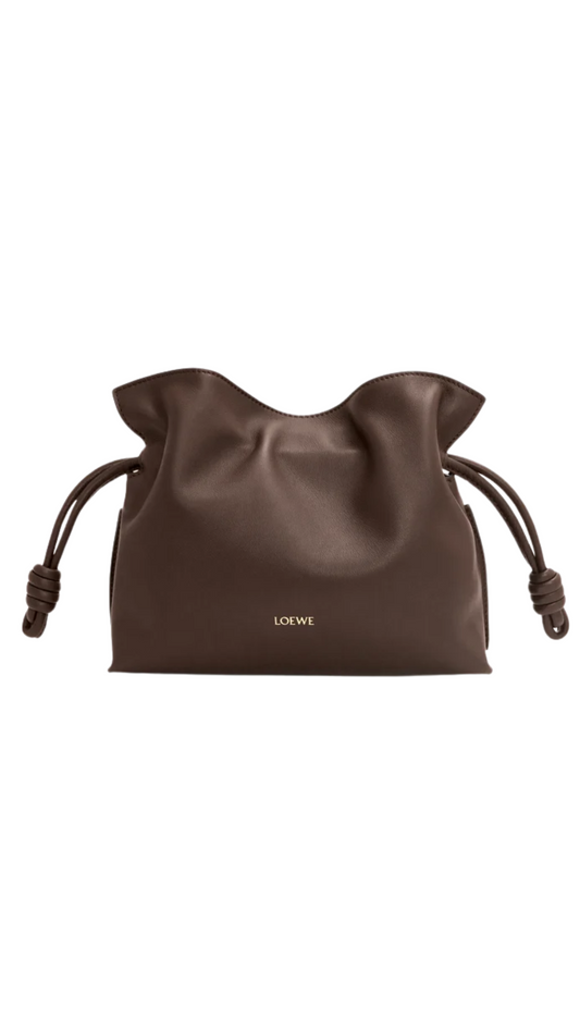 Mini Flamenco Clutch in Chocolate