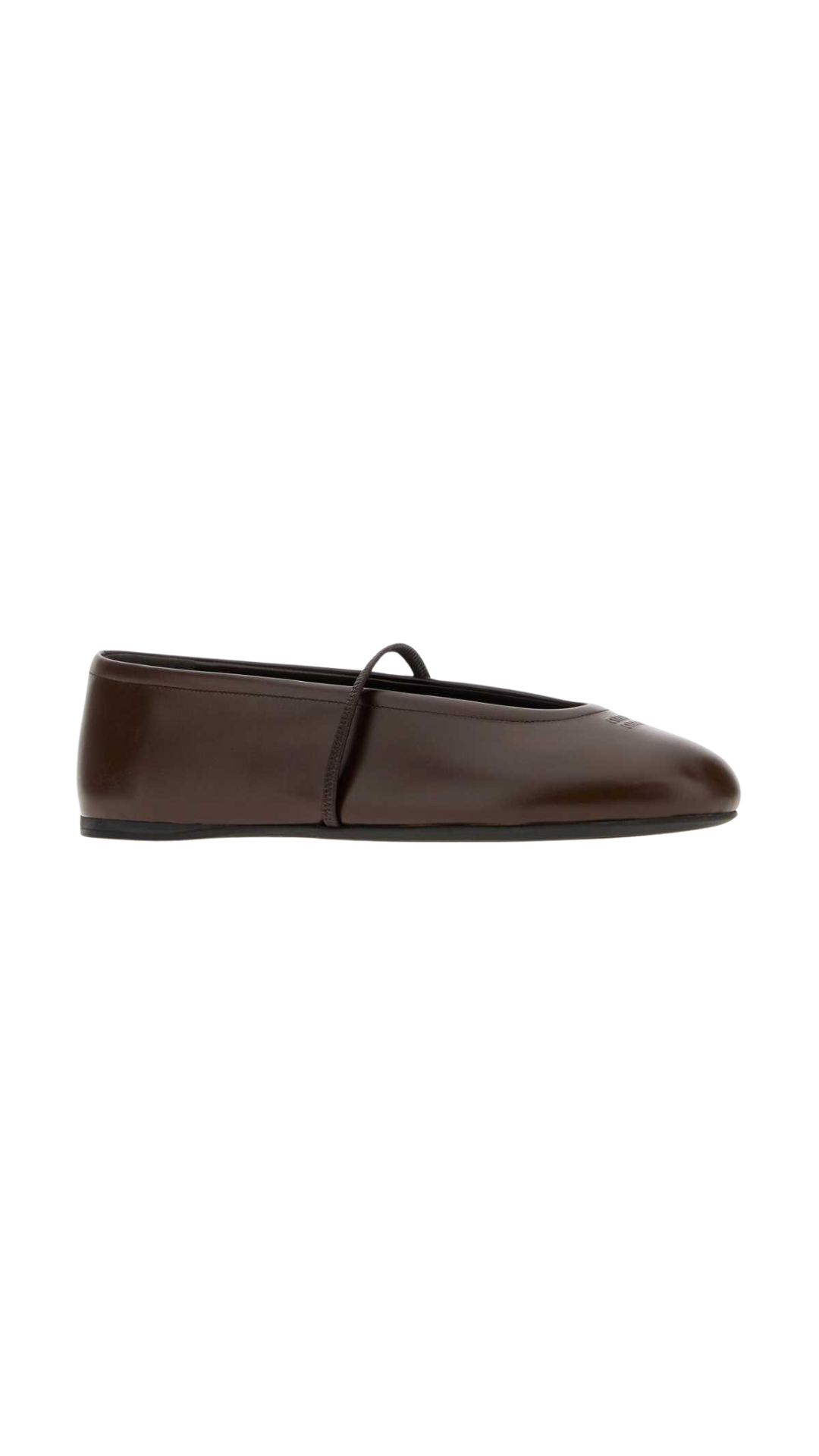 Ballet Flats in Dark Brown