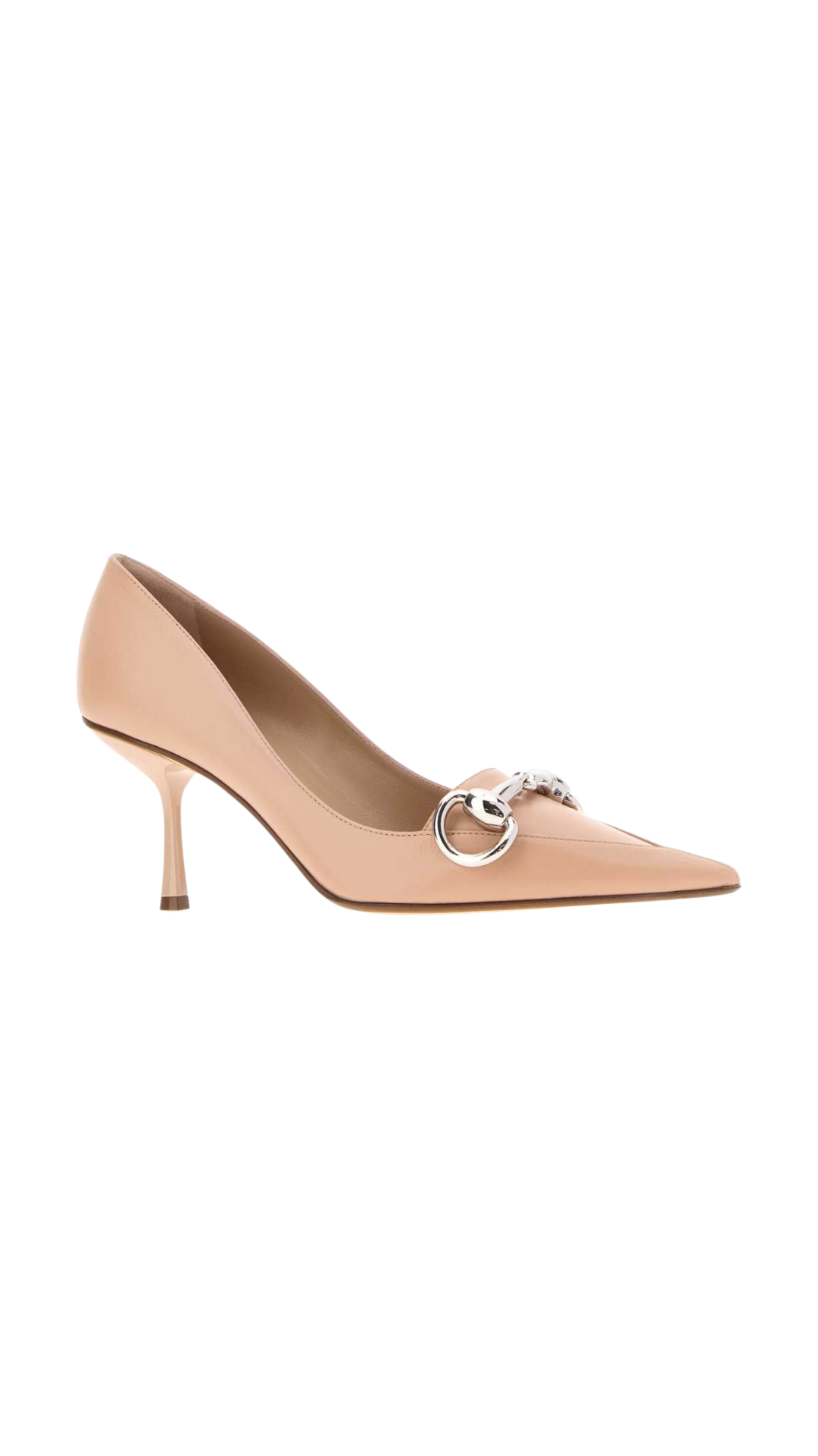Boulevard Pump in Pink Leather