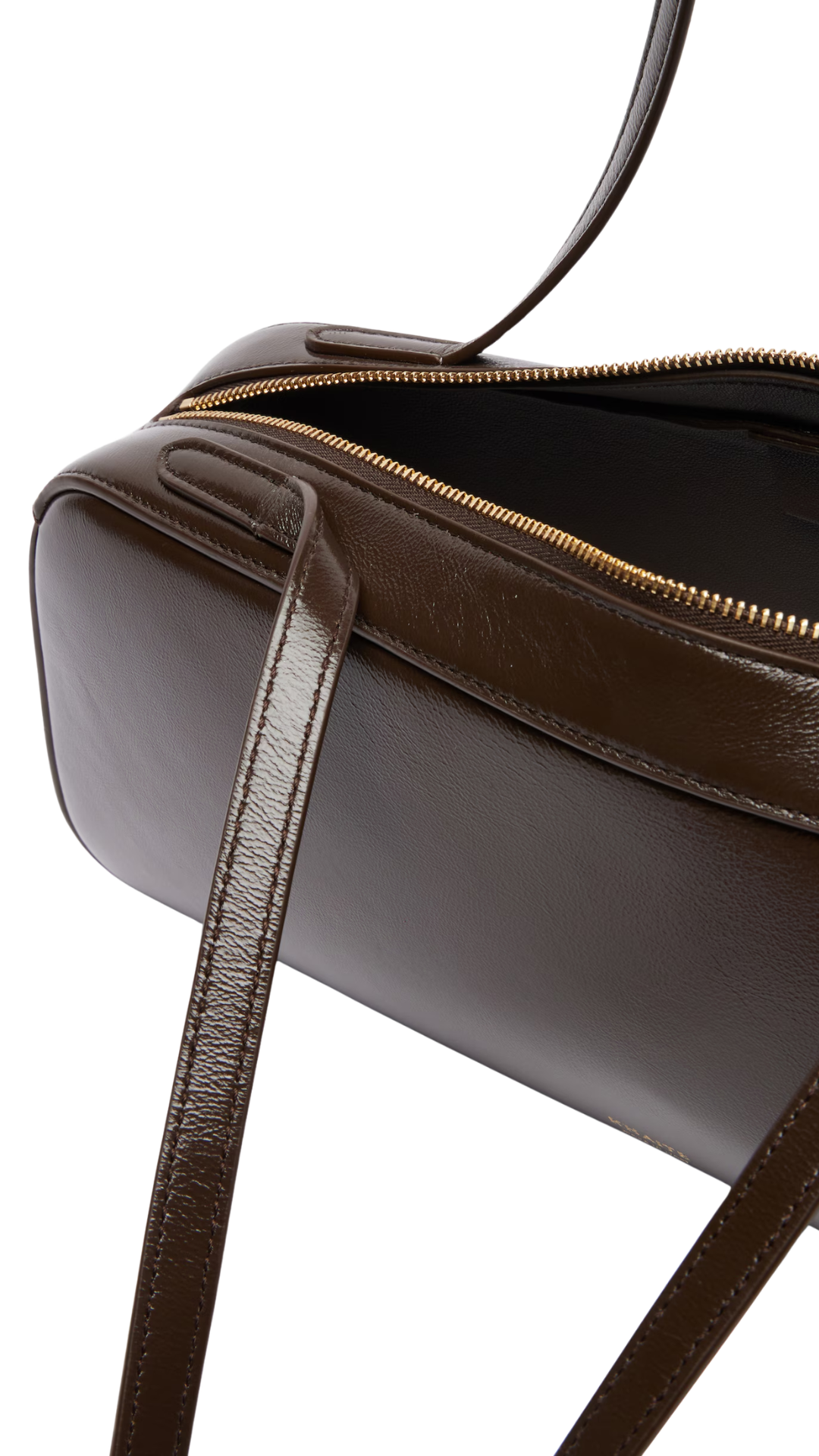 Simona Shoulder Bag in Brown Leather