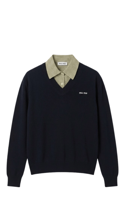 Sweatshirt in Navy