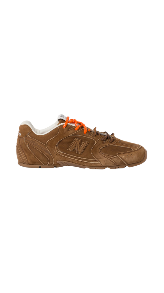New Balance X Miu Miu 530 SL Suede Sneakers in Cinnamon
