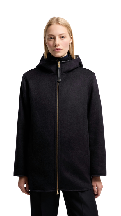 Hemiptere 3-in-1 Hooded Wool & Cashmere Down Jacket