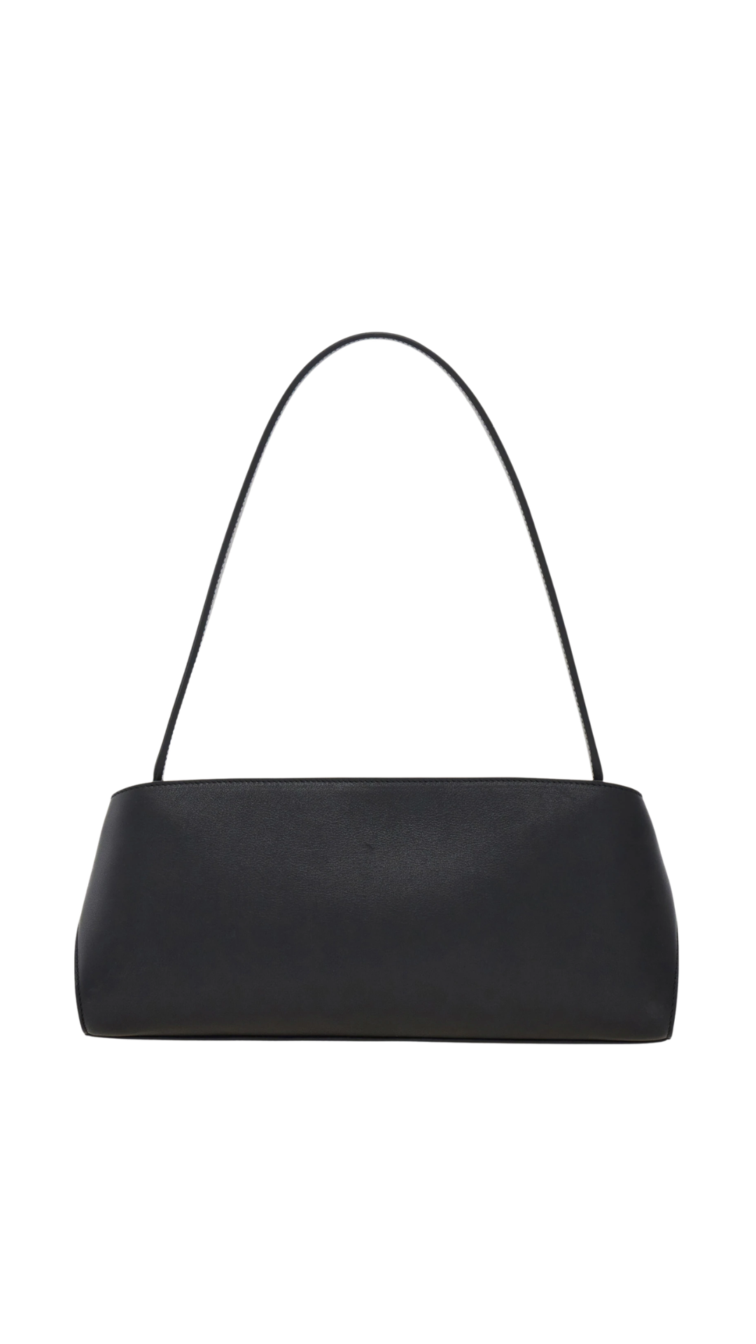 Hug East-West Shoulder Bag in Black/Burgundy