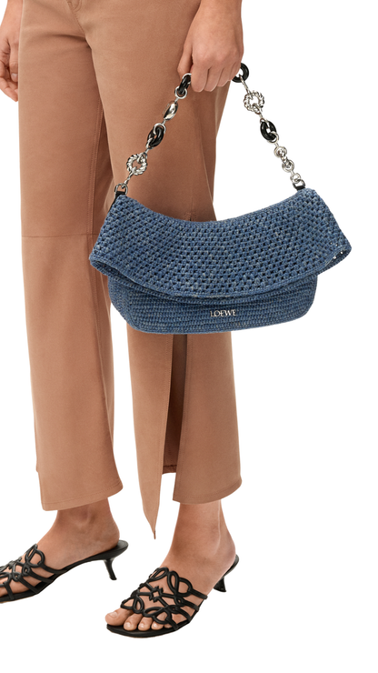 Medium Ola Bag in Denim Blue