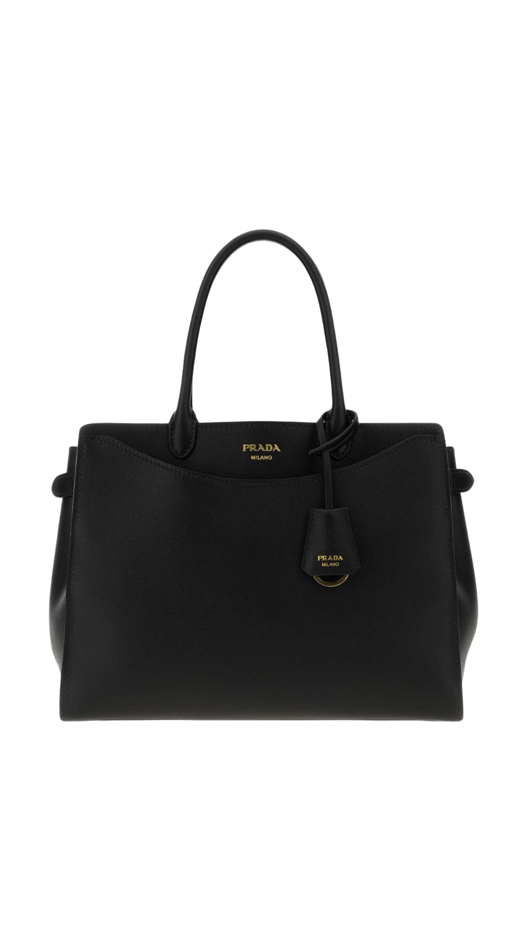 Prelude Leather Handbag in Black