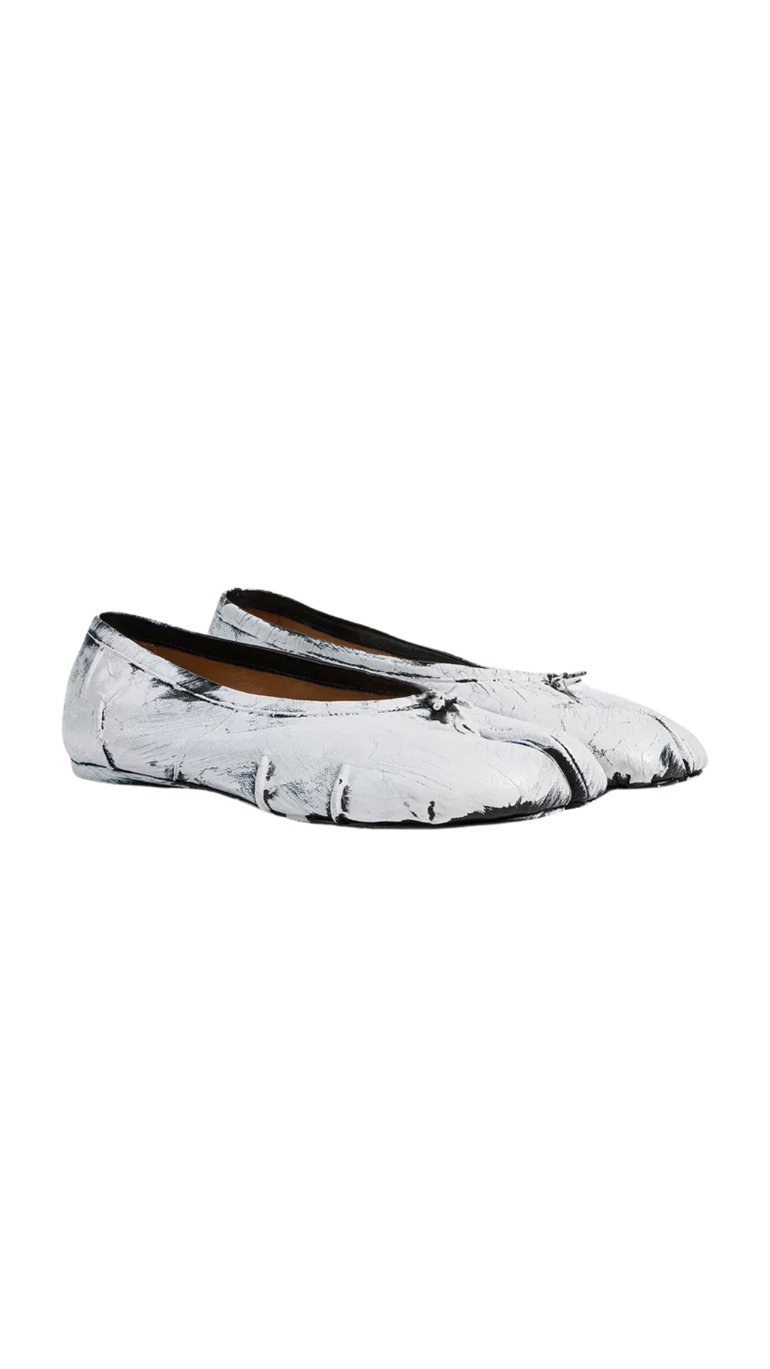 Tabi New Ballerina in Black and White